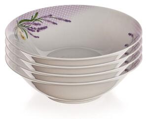 Sada porcelánových misiek LEVANDUĽA 4 ks
