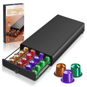 Zásuvka na kávové kapsuly Nespresso s elegantnou rukoväťou - 40 kapsúl