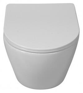 LAVITA SINTO set 2v1- závesná WC misa Rim+ + WC sedátko Slim so SoftClose biela