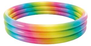 INTEX detský bazén s 3 kruhmi, ombre - 58439np - dúhový