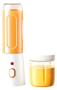 Prenosný, multifunkčný, bezdrôtový mini mixér s prenosnými pohármi - 450 ml - biely