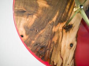 TIMMER wood decor Abstract - Živicové drevené hodiny