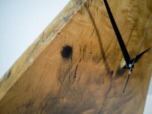 TIMMER wood decor Triangle - Topoľové drevené hodiny