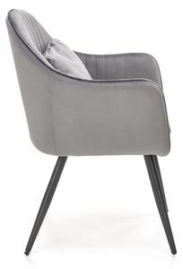 Jedálenská stolička SCK-464 sivá/čierna
