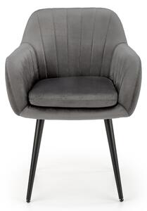Jedálenská stolička SCK-429 sivá/čierna