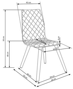 Jedálenská stolička SCK-282 buk/béžová
