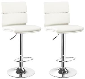 2x Barová stolička Hawaj CL-7006-2 | biela