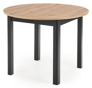Jedálenský stôl RANGU dub artisan/čierna