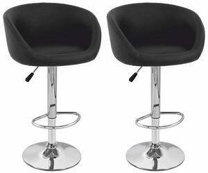 2x Barová stolička Hawaj CL-7010 | čierna
