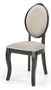 Jedálenská stolička VILU čierna/béžová