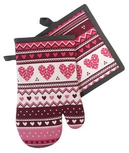 Kuchynská chňapka a podložka VALENTINES