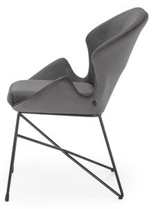 Jedálenská stolička SCK-458 sivá/čierna