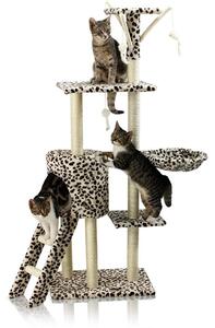 Škrabadlo pre mačky Hawaj 138 cm | leopardí vzor