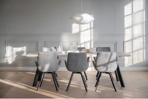 Sivé otočné jedálenské stoličky v súprave 2 ks Norwell - Rowico