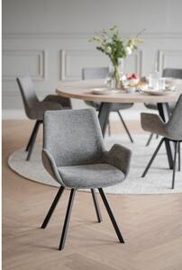 Sivé otočné jedálenské stoličky v súprave 2 ks Norwell - Rowico