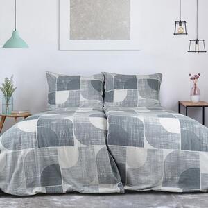 Flanelové posteľné obliečky NORDIC GREY
