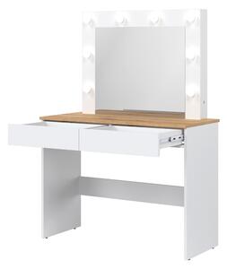 Toaletný stolík ERNIE RM16 biela/dub evoke