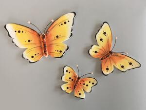 Motýl oranžový - sada tří Keramika Andreas