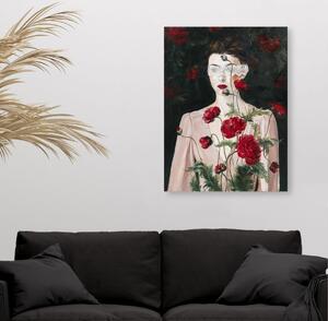 Obrazy, plátna Signes Grimalt Obrázok Žena S Ružami