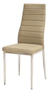 Jedálenská stolička SIGH-261 béžová/chróm