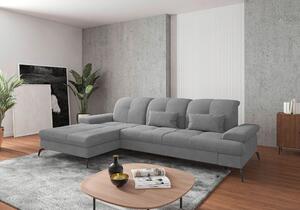 ROHOVÁ SEDAČKA, textil, sivá Sit & More - Sedačky, Online Only