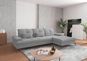 ROHOVÁ SEDAČKA, textil, sivá Sit & More - Sedačky, Online Only