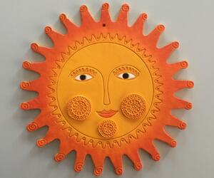 Slunce "mayské" Keramika Andreas