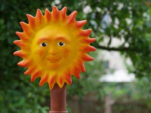 Sluníčko zahradní na tyčku Keramika Andreas