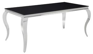 Najlacnejsinabytok PRINCE jedálenský stôl 180, čierna / chróm