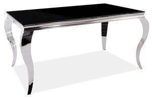 Najlacnejsinabytok PRINCE jedálenský stôl, čierna / chróm