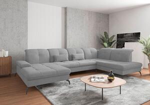 SEDACIA SÚPRAVA, textil, sivá Sit & More - Sedačky, Online Only