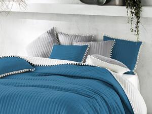 Room99 Obojstranný prehoz na posteľ Bohemia -modro-biely 200x220 cm
