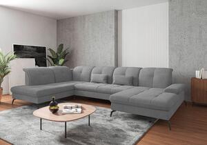 SEDACIA SÚPRAVA, textil, sivá Sit & More - Sedačky, Online Only