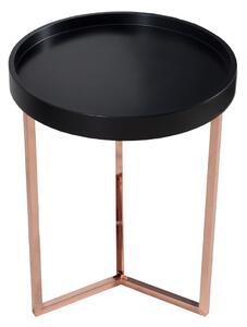 Nemecký výrobca Štýlový konferenčný stolík Modul - odnímateľný, 40 cm čierny