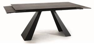 Najlacnejsinabytok SALVADORE jedálenský stôl 180, hnedá / čierna