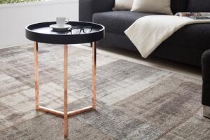 Nemecký výrobca Štýlový konferenčný stolík Modul - odnímateľný, 40 cm čierny