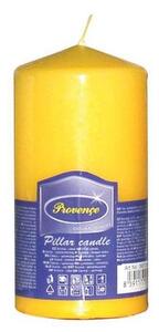 Provence Neparfumovaná sviečka PROVENCE 12,5cm žltá