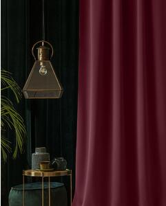 Room99 Záves Aura Deep Red - 140x250 cm - uchytenie dekoračné kolieska