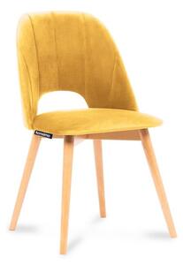 Konsimo Sp. z o.o. Sp. k. Jedálenská stolička TINO 86x48 cm žltá/buk KO0092 + záruka 3 roky zadarmo