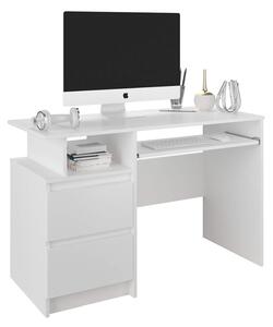 Písací stôl Cali N-7 - biela