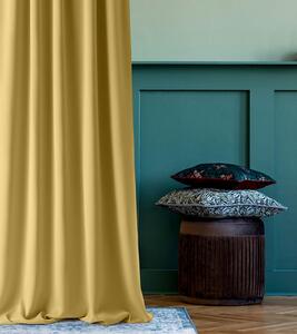 Room99 Záves Aura Mustard - 140x250 cm - uchytenie dekoračné kolieska