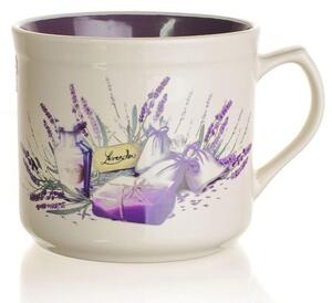 Banquet Keramický hrnček BIG LAVENDER 630 ml
