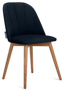 Konsimo Sp. z o.o. Sp. k. Jedálenská stolička BAKERI 86x48 cm tmavomodrá/buk KO0077 + záruka 3 roky zadarmo
