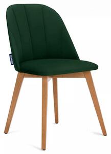 Konsimo Sp. z o.o. Sp. k. Jedálenská stolička RIFO 86x48 cm tmavozelená/svetlý dub KO0088 + záruka 3 roky zadarmo