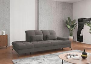 LEŇOŠKA, textil, grafitová Sit & More - Online Only obývacie izby, Online Only