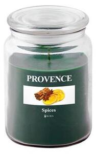Provence Vonná sviečka v skle PROVENCE 95 hodín korenie