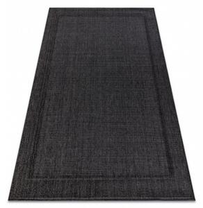 Kusový koberec Duhra čierny 80x200cm