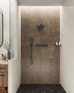 Hansgrohe Rainfinity - Ručná sprcha 130 3jet, kartáčovaný čierny chróm 26864340