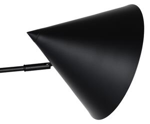 Dizajnové nástenné svietidlo čierne nastaviteľné - Triangolo