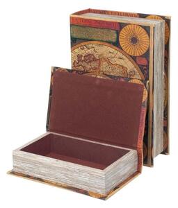 Košíky, škatule Signes Grimalt Krabice Zo Svetovej Knihy Set 2U
